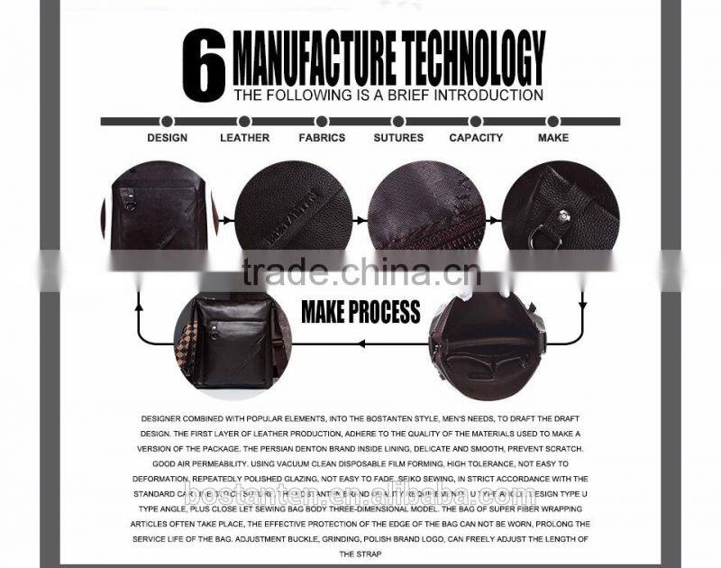 real leather long strap men shoulder messenger bag laptop bags