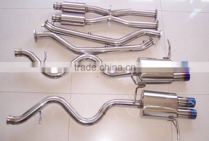 3-SERIES E92 335I COUPE M3 EXHAUST CATBACK with Titanium coating tips