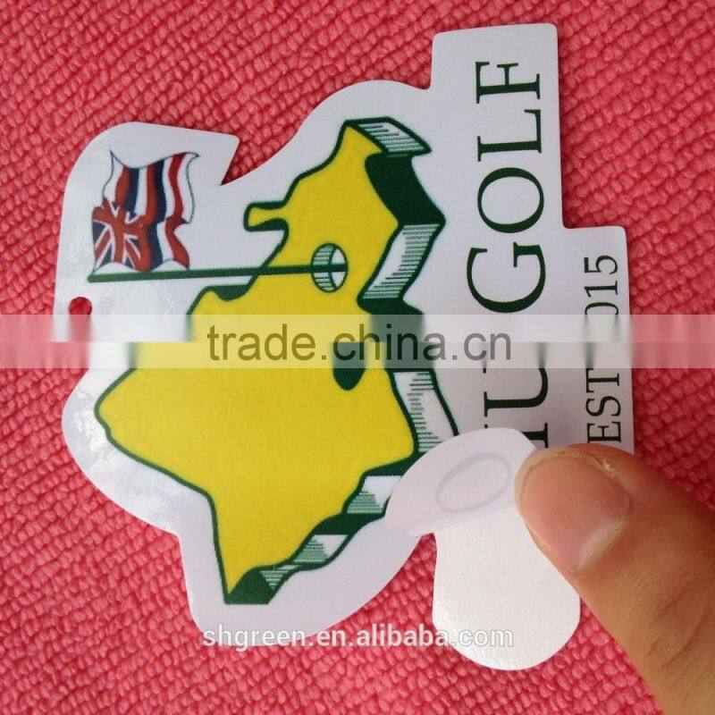 Beatiful girl eco-friendly vinyl sticker for food