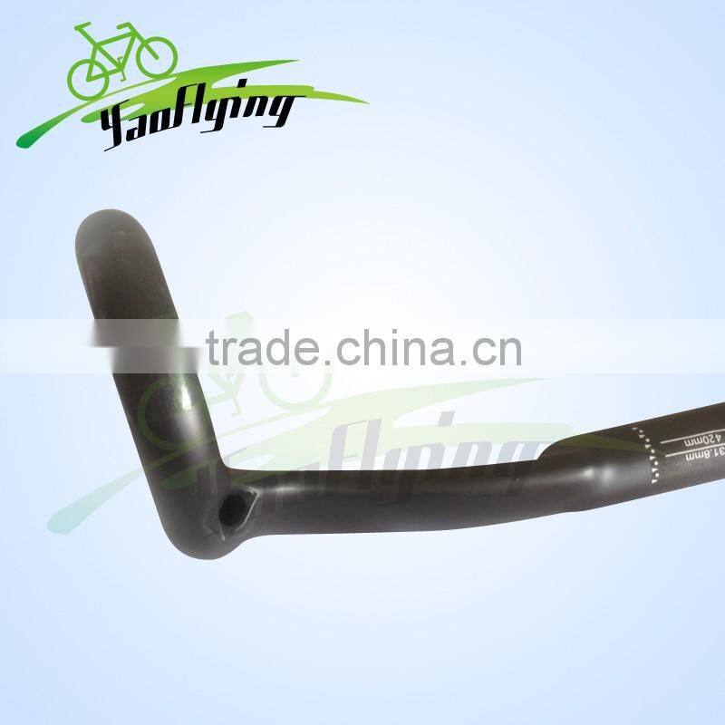 Super light t800 carbon fiber road bike wind handlebar carbon handlebar bike wind bend bar 31.8*380/400/420/440mm