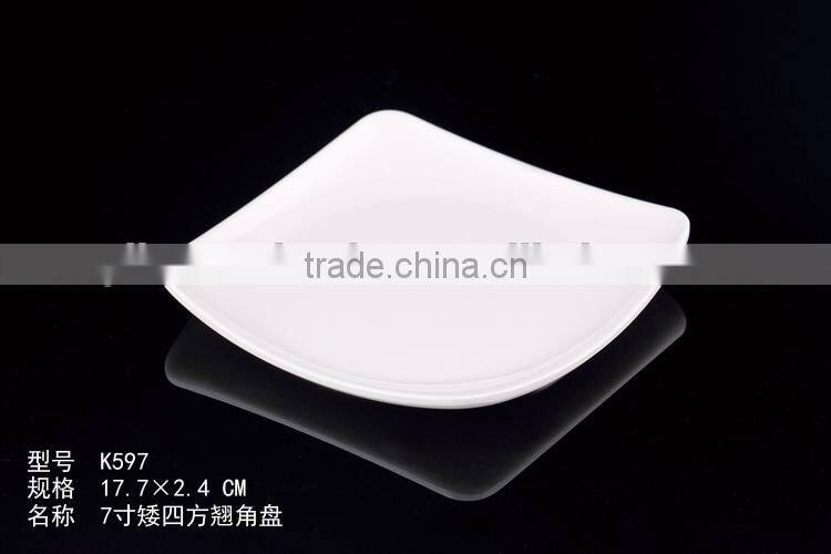 100% mealmine A5 top food grade casual unbreakable cheap white melamine sets dinnerware without BPA