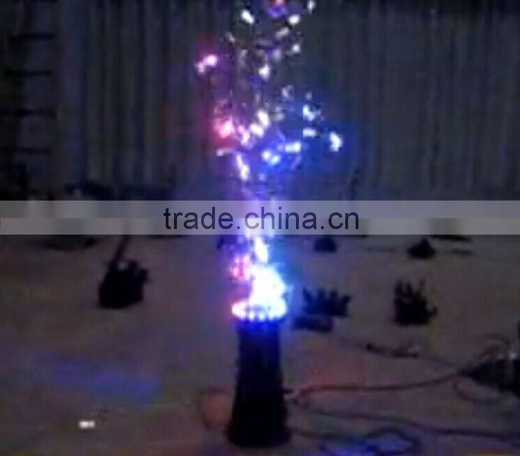 Three Years Warranty DMX512 Stage Spray Height 8-10m 15x3w RGB 1200w LED Cannon Confetti Machine