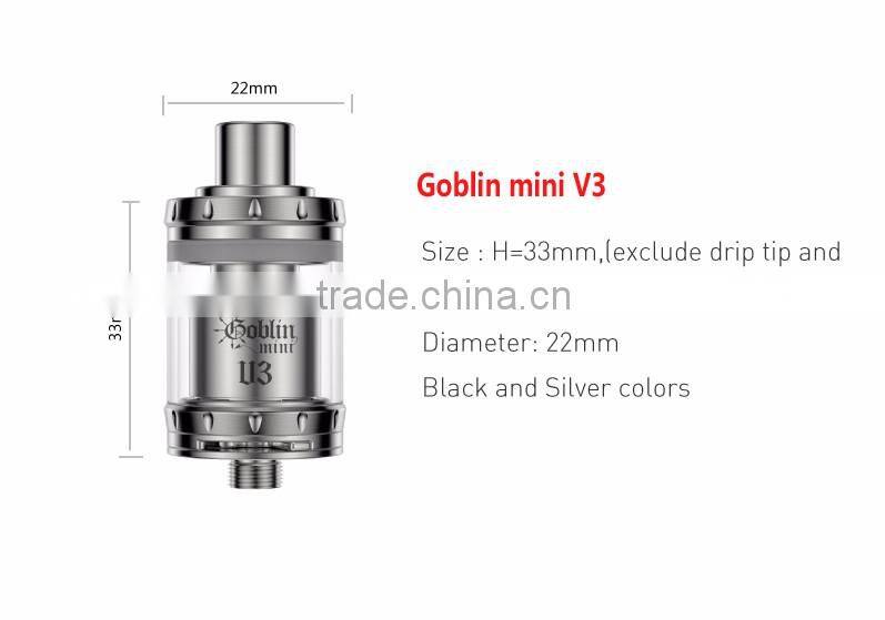 Good price high quality 22mm mini size UD Goblin Rta with RBA deck