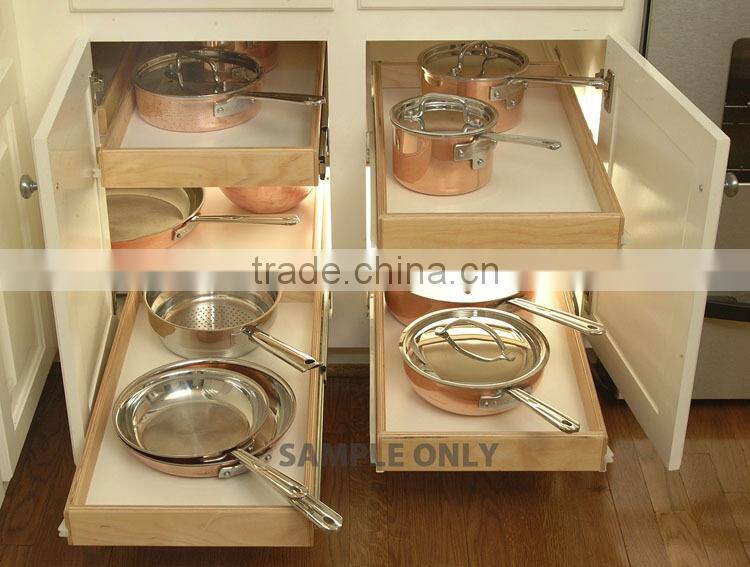 Cherry Wood Color Farmhouse Kitchen Cupboard