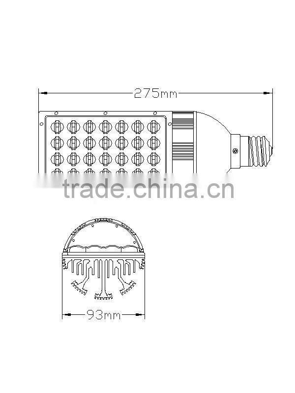 Anodized Aluminum Led Street Light Fixture Manufacturer Led Light Off Road