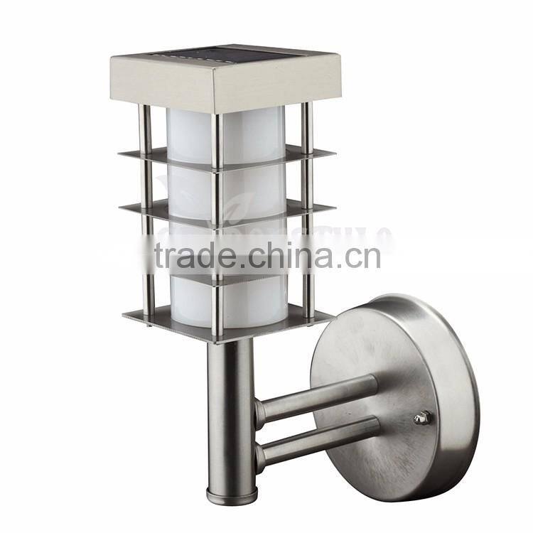 garden led light, professional battery wall light solar fence light, stainless steel solar light price list
