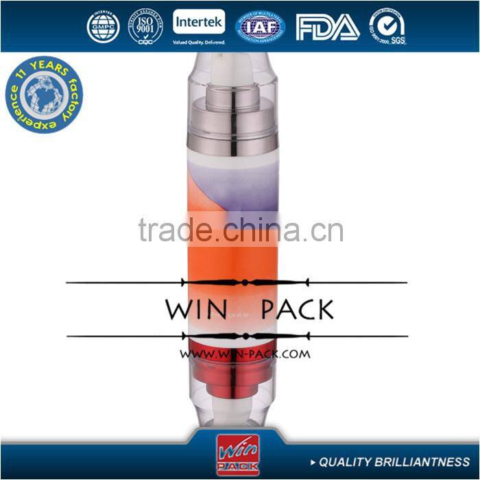 10/15ml dual chambers injection bottle for eyes ,skin care eye bottle,acrylic essential oil bottle for lady