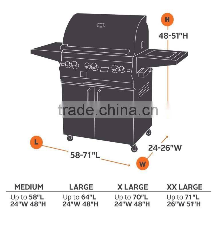 round green dustproof corrosion resistance and easily cleaned BBQ Cover,dry clean plastic covers