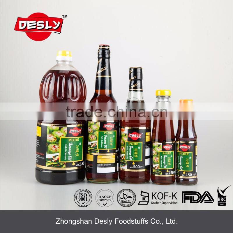 100% pure Desly brand sesame oil