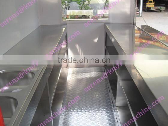 popular street food vending cart/commercial food carts/mobile food cart