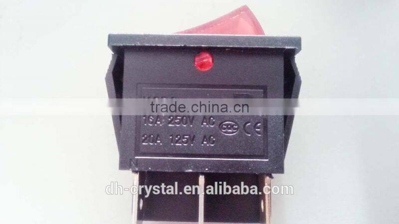 double press botton thermostat switch 16A 250v Oven Dump Switch with CE red and white