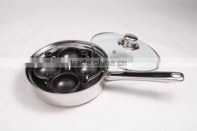 Colorful stainless steel non-stick fry pan
