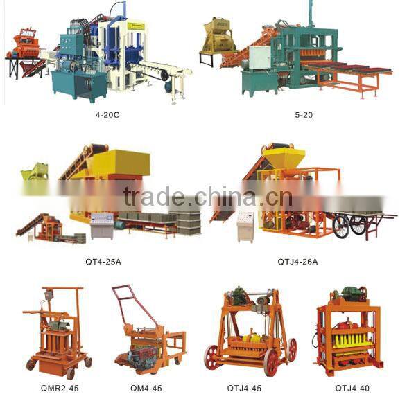 Guangzhou Small Brick Machine QMR2-45 Manufacturer