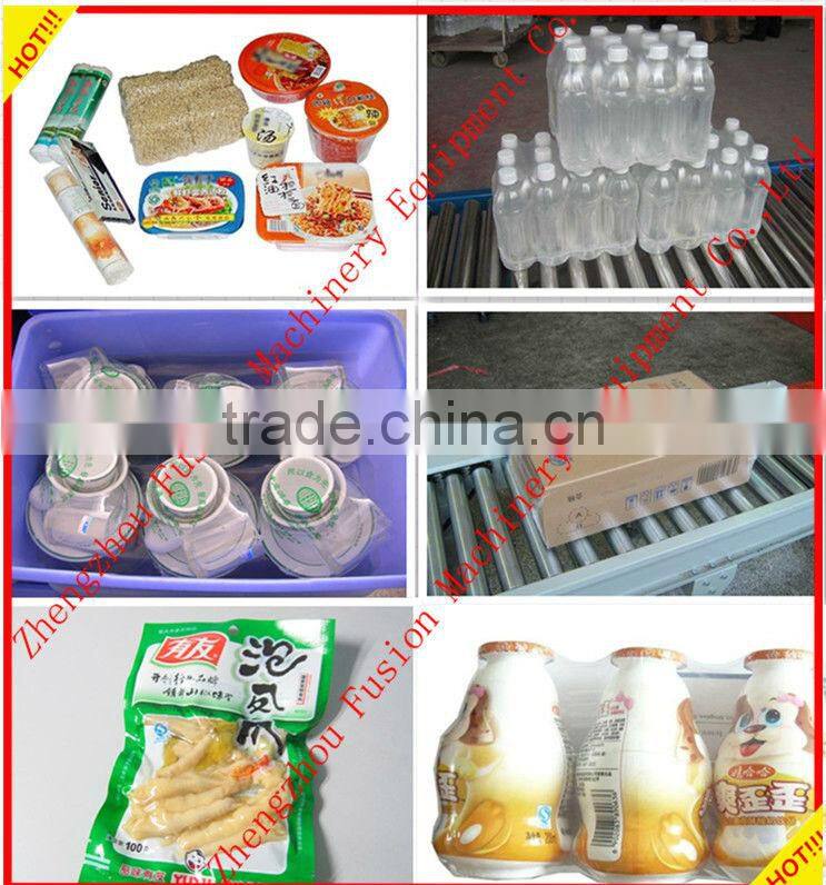 Heat shrinkage film oil bottle shrink package machine on selling