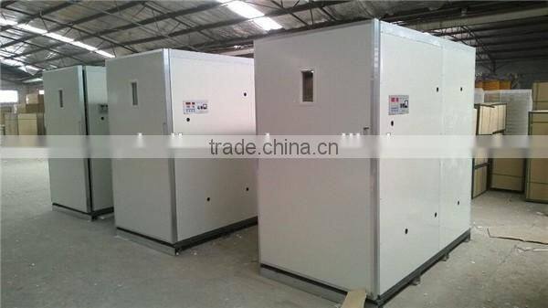 Factory price 5280 eggs full automatic egg incubator for chicken setter hatcher together