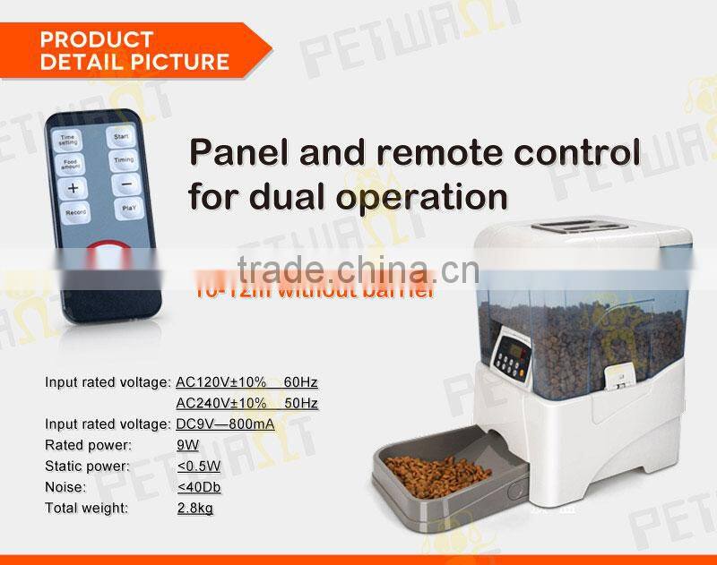 Easy to use pet slow feeder with lcd pf-10a