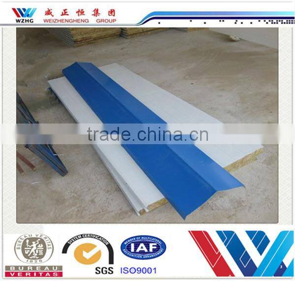 Free samples roof tin caps color steel sheet ridge caps steel ridge