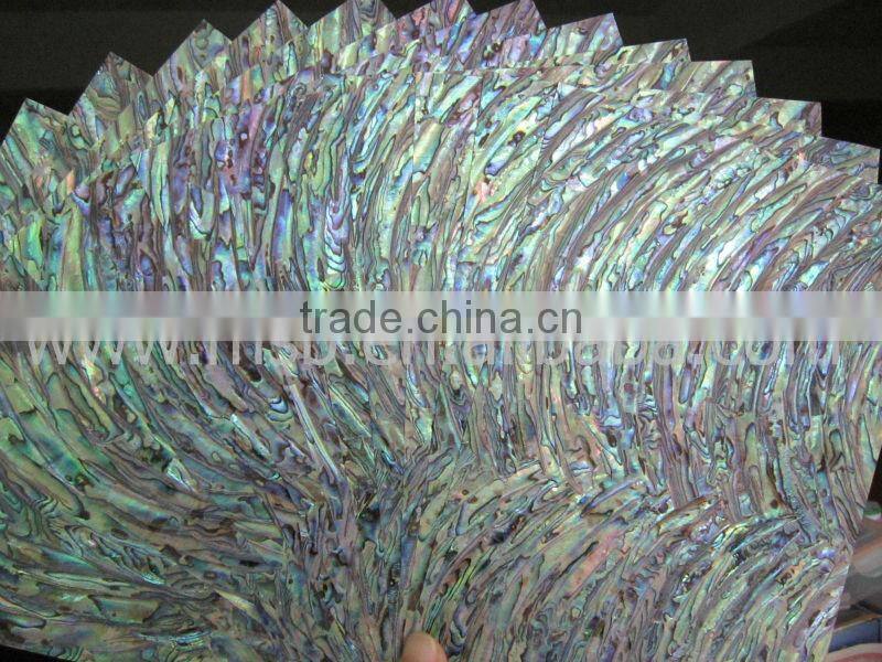 Thick New Zealand green abalone shell paper self-adhesive shell paper ,shell laminate