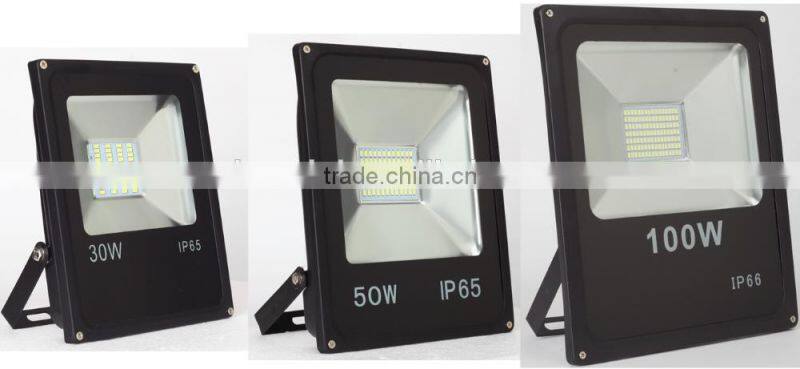 2017 New LED flood lights 110-130V COB SMD 10W 20W 30W 50W 100W IP65 waterproof outdoor project LED flood reflector lights