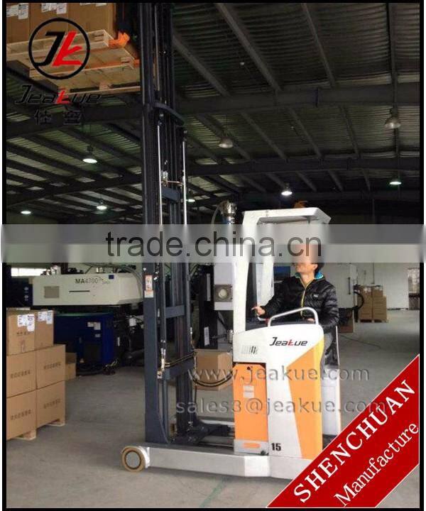 Mast forward 1.5T 5m lift height CE ISO approved Curtis controller stacker Reach forklift