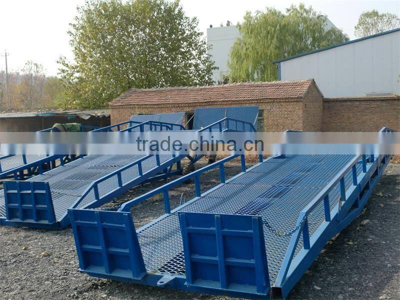 Mobile Dock Ramp For Container Load And Unload With Forklift