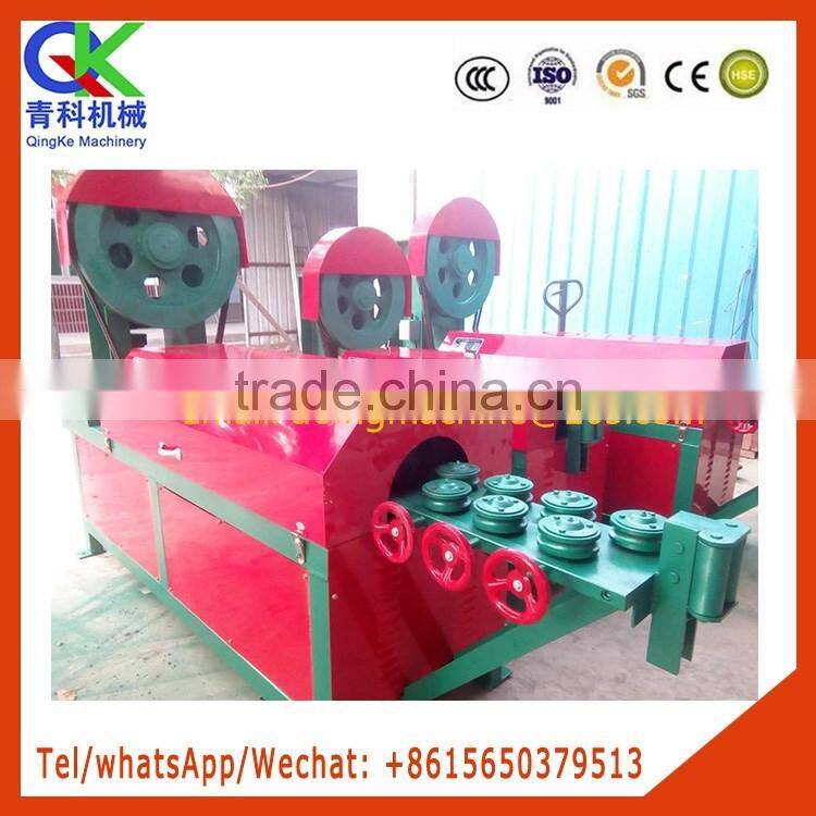 deformed bar cutter with 8 wheel straightening machine