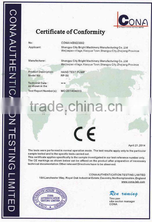 RP50 hydraulic hose test bench RP-50 with CE certification