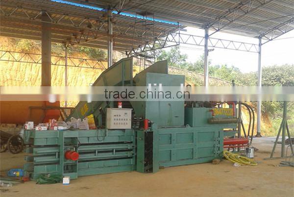 YB1-63T full automatic hydraulic horizontal baler press machine,cardboard baling press machine