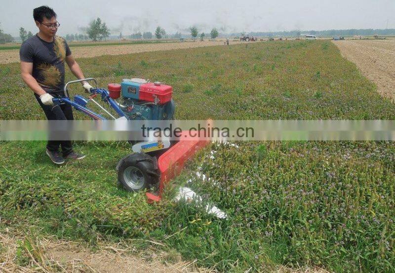 Mini tractor reaper for wheat