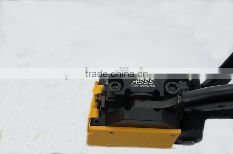 Contemporary new products packaging manual steel packing machine