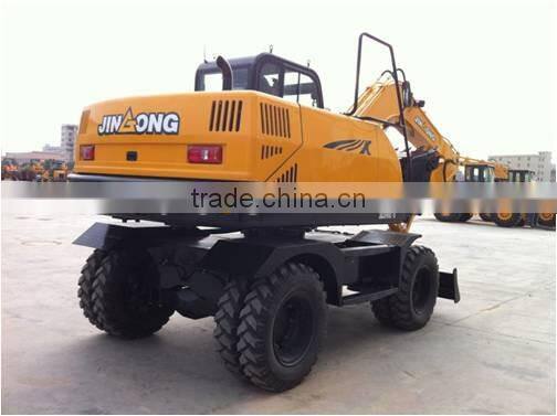china new hydraulic excavator 9 ton JGM909L wheel excavator for sale