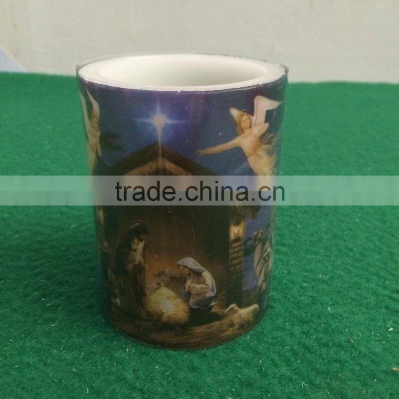 Christmas led candle led flameless flicking candle for Christmas led wax candle LED angel candle led candle