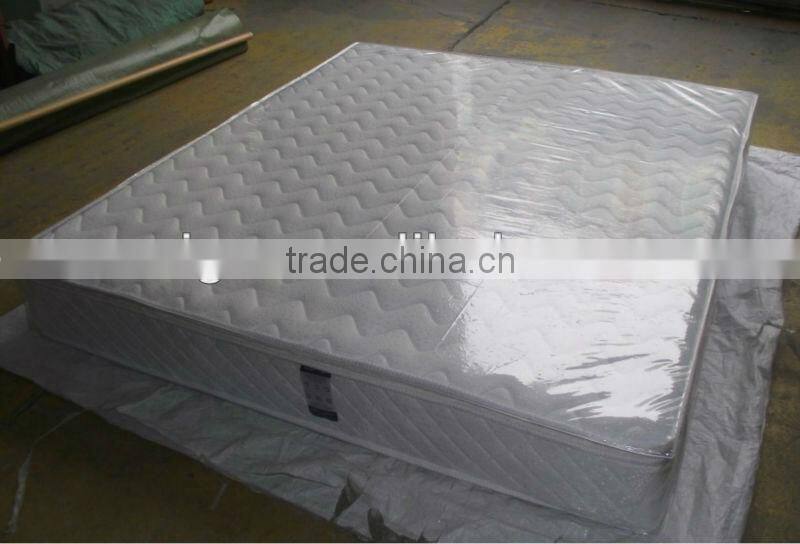 Perforated plastic bags for mattress packaging