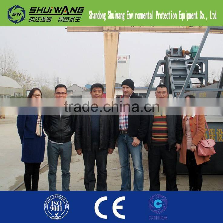 Sand suction dredger barge/river sand dredger machine