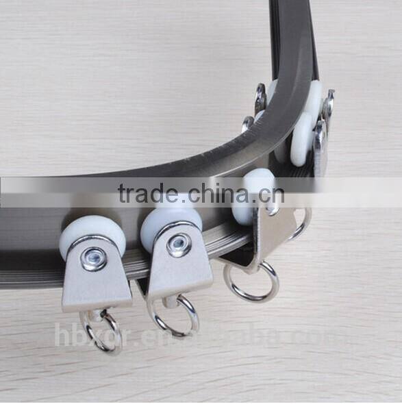 OEM factory supplier double sliding curtain rail /curtain track channel / curtain rail