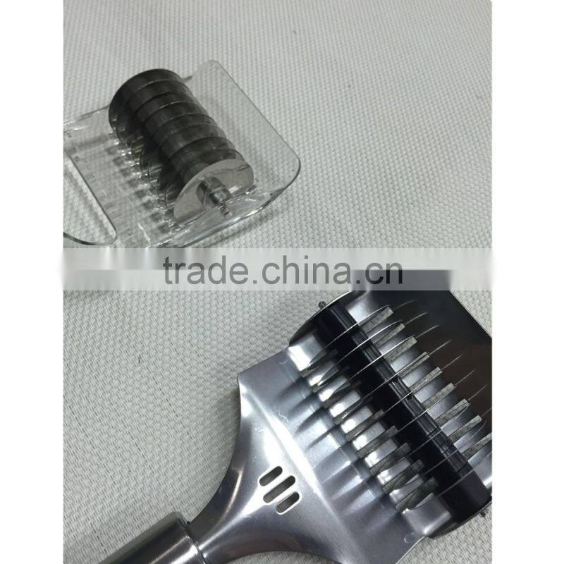 Stainless Kitchen Bacon Meat Vegetable Knife Cutter Item