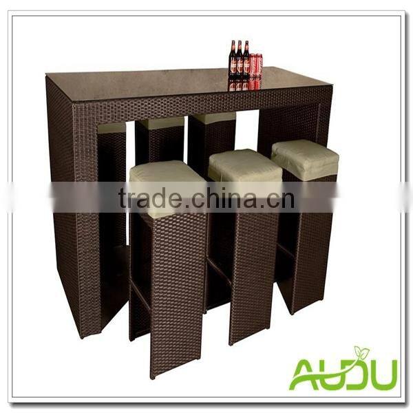 Resort Garden Set,Resort Bar Black Rattan Garden Set