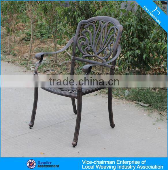 Garden Furniture Cast Aluminum Chair