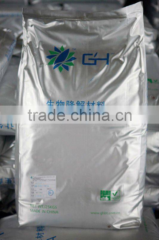 100% compostable polylactide pla material granule GH401 for injection molding