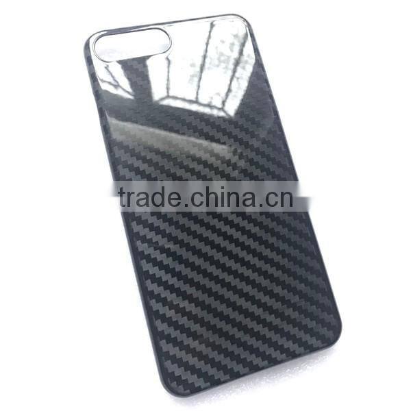 Matte/Shiny 3K real carbon fiber cell phone case for iPhone 7 plus