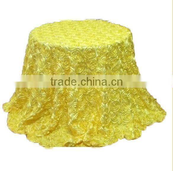 Elegant beautiful Rose wedding deco table cloth home wedding party use