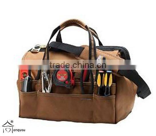 cheap heavy duty canvas kit tool bag for plumbers