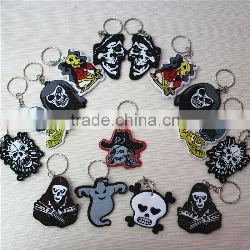 Custom Palm Shaped PVC With Sponge Keychain