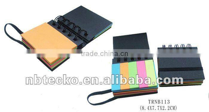 cute bamboo cover recycled note book with recycled ball pen