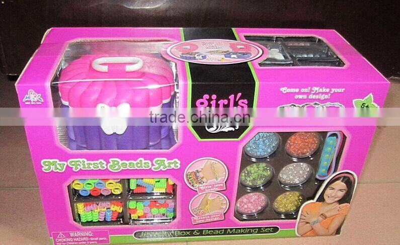 hot sale fashion plastic DIY hair beaders for children