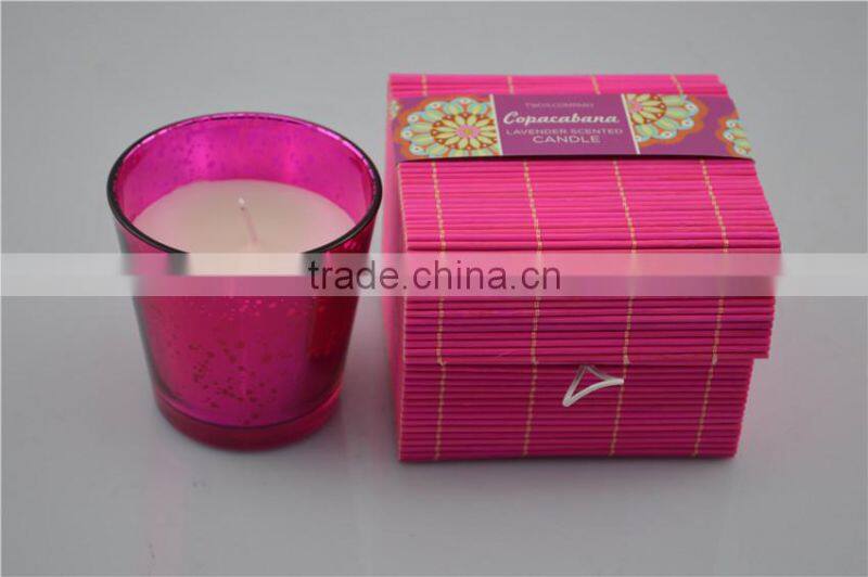 bamboo wholesale glass jar with spoon