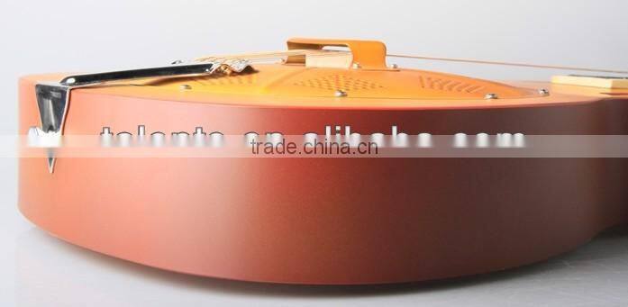 one resonator cone resonator guitar, coppr alloy body resonator guitar, sunburst guitar resonator