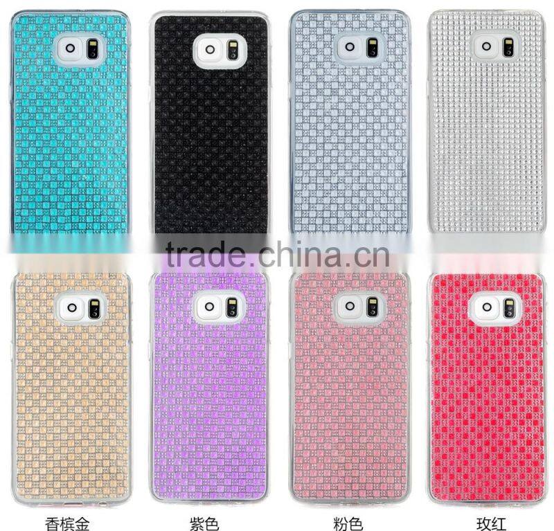 For Samsung s6 s7 edge/s6 s7 plus TPU cell diamond phone case with cheap price
