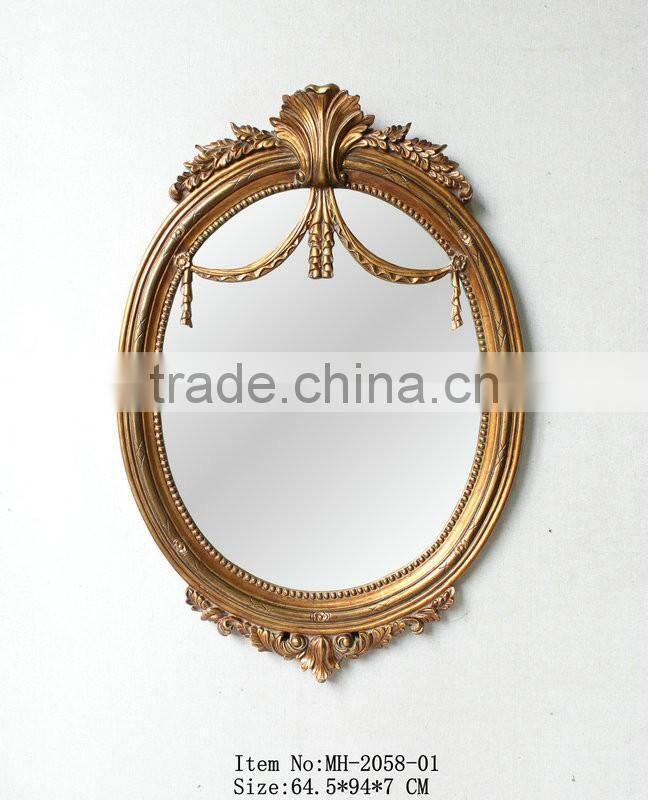Flower/ bird Hand Drawing with oval frame MK-0019-01