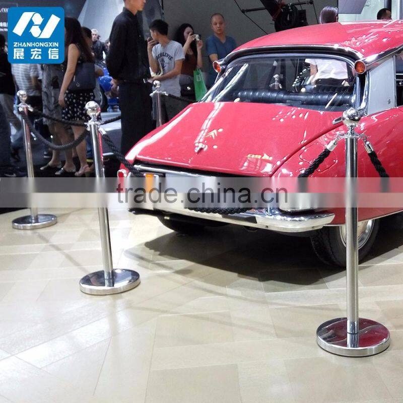 ZHX supplier hotel queue rope barrier queue pole rope 1.5